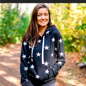 Black & White star hoodie
